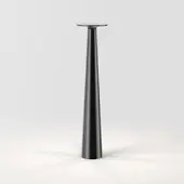 IP44.de IP44 Lix Skinny LED-Tischleuchte mit Akku-Dark Chrome-ohne Steckernetzteil