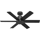 Hunter Deckenventilator Kennicott Schwarz 112 cm