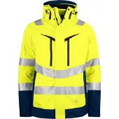 Projob Wind- und wasserdichter Parka 3-in-1 EN ISO 20471 Klasse 3/2