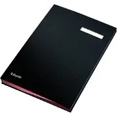 Esselte Underskriftsmappe leitz, 20 delt, sort