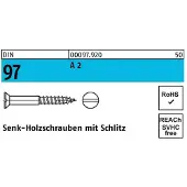 F. REYHER Nchfg. GmbH & Co. KG Holzschraube DIN 97 Senkkopf Schlitz 6 x 100 A 2