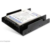 Logilink AD0010, 2x 3,5 Zoll, Frontblende, 2.5 Zoll, Schwarz, Kunststoff, 122 mm