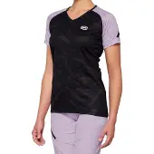 100% Speedlab Kurzarm Fahrradtrikot - AIRMATIC W - Schwarz/Lila S