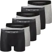 Camano Boxershorts "Boxershort Men comfort BCI Cotton Boxershorts 6p in Box 6er Pack"