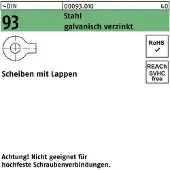 Reyher Scheiben DIN 93 Stahl 34 galv. verzinkt (50 Stück)
