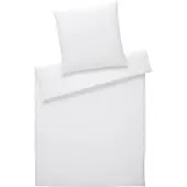 Elegante Web-Seersucker-Kissenbezug einzeln Stockholm Farbe Weiss Größe 40x80cm
