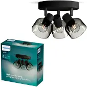Philips Sleet Decken-/Wandspot 3x, Schienenlichtschranke, E14, 3 Glühbirne(n), LED, 220-240 V, Schwarz