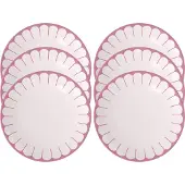 Villeroy & Boch Teller Fleur White / Cassis Ø26,5cm (6-teilig)