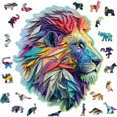 Wooden City Holz Puzzles Modern Lion
