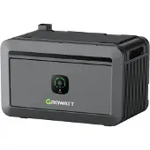 Vale 300992, Batterie-Backup-Umrichter, Lithium-Eisen-Phosphat (LiFePO4), 2,048 kWh, Schwarz
