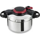 Tefal P4620768, 6 l, Keramik, Gas, Halogen, Induktion, Versiegelte Platte, Schwarz, Edelstahl, Edelstahl, 252 mm, 222 mm
