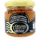 Giuliano Tartufi Blütenhonig mit schwarzen Sommertrüffelstückchen, 120 g