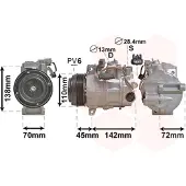 VAN WEZEL Kompressor, Klimaanlage 3000K697