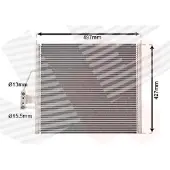 VAN WEZEL Kondensator 470x432 [Hersteller-Nr. 06005213] für BMW