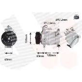VAN WEZEL Kompressor, Klimaanlage 1701K708