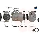 VAN WEZEL Kompressor, Klimaanlage *** IR PLUS *** 0600K306