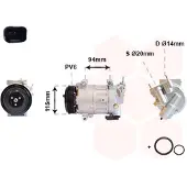 VAN WEZEL Kompressor, Klimaanlage *** IR PLUS *** 4000K418