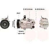 VAN WEZEL Kompressor, Klimaanlage 8301K711