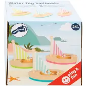 Small Foot Segelboote Junior Holz/Textil natur 3 Stück