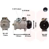 VAN WEZEL Kompressor, Klimaanlage 0600K334