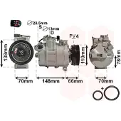 VAN WEZEL Kompressor, Klimaanlage *** IR PLUS *** 0300K226
