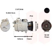 VAN WEZEL Kompressor, Klimaanlage 0600K226