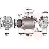 VAN WEZEL Kompressor, Klimaanlage 2500K263