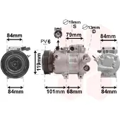 VAN WEZEL Kompressor, Klimaanlage 8200K422