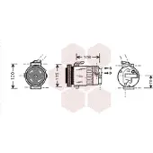 VAN WEZEL Kompressor, Klimaanlage 3700K312