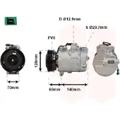 VAN WEZEL Kompressor, Klimaanlage 0300K150