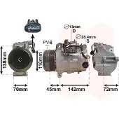 VAN WEZEL Kompressor, Klimaanlage 3000K682