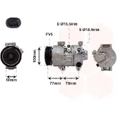 VAN WEZEL Kompressor, Klimaanlage 5300K584