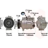 VAN WEZEL Kompressor, Klimaanlage 3000K704