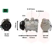 VAN WEZEL Kompressor, Klimaanlage 0300K015