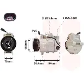 VAN WEZEL Kompressor, Klimaanlage 5800K265