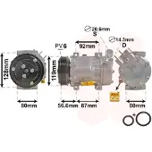 VAN WEZEL Kompressor, Klimaanlage *** IR PLUS *** 0900K238