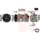 VAN WEZEL Kompressor, Klimaanlage *** IR PLUS *** 5800K172