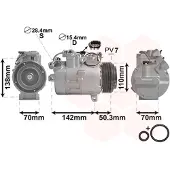 VAN WEZEL Kompressor, Klimaanlage *** IR PLUS *** 0600K428