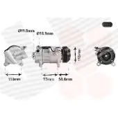 VAN WEZEL Kompressor, Klimaanlage 0601K709