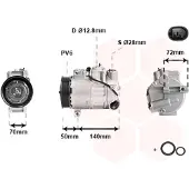 VAN WEZEL Kompressor, Klimaanlage *** IR PLUS *** 3001K714