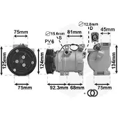 VAN WEZEL Kompressor, Klimaanlage *** IR PLUS *** 2700K219