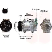 VAN WEZEL Kompressor, Klimaanlage *** IR PLUS *** 1800K431