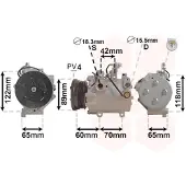 VAN WEZEL Kompressor, Klimaanlage 5200K125