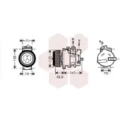 VAN WEZEL Kompressor, Klimaanlage 3000K426