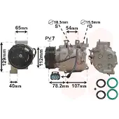 VAN WEZEL Kompressor, Klimaanlage *** IR PLUS *** 2500K311