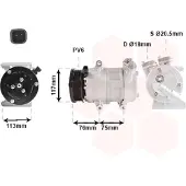 VAN WEZEL Kompressor, Klimaanlage 0200K185