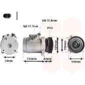 VAN WEZEL Klimakompressor 0800K036