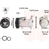 VAN WEZEL Kompressor, Klimaanlage *** IR PLUS *** 2701K703