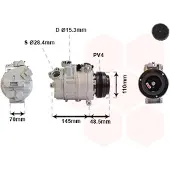 VAN WEZEL Kompressor, Klimaanlage 0600K309