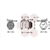 VAN WEZEL Kompressor, Klimaanlage 2800K077